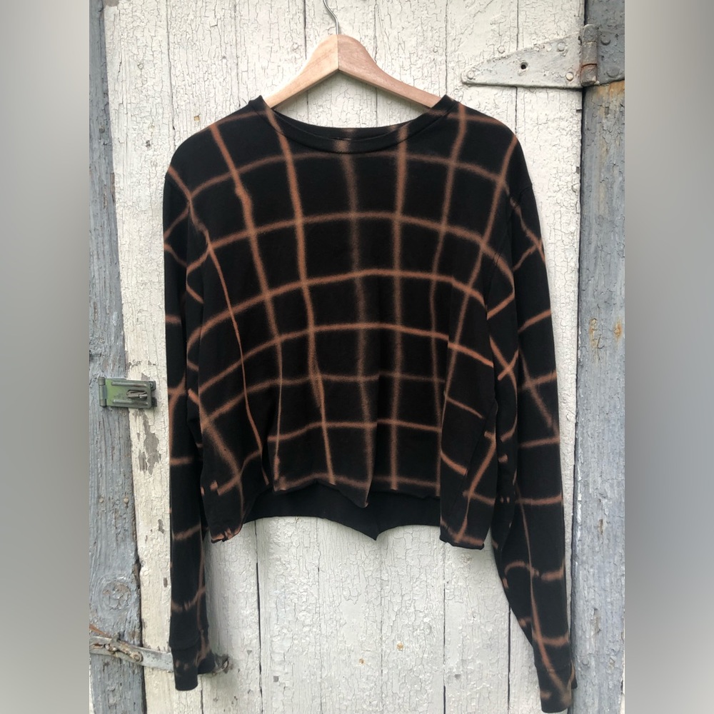 Women’s Long Sleeve Cotton Crop Top S